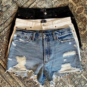 Abercrombie & Fitch Denim Short Bundle.